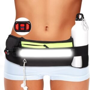 Running Light, 1000Lumens Running Belt Running Gear with 230°Rechargeable Night ...