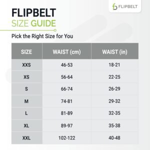 FlipBelt Classic Running Belt, Running Fanny Pack for Women and Men, Non Chafing...