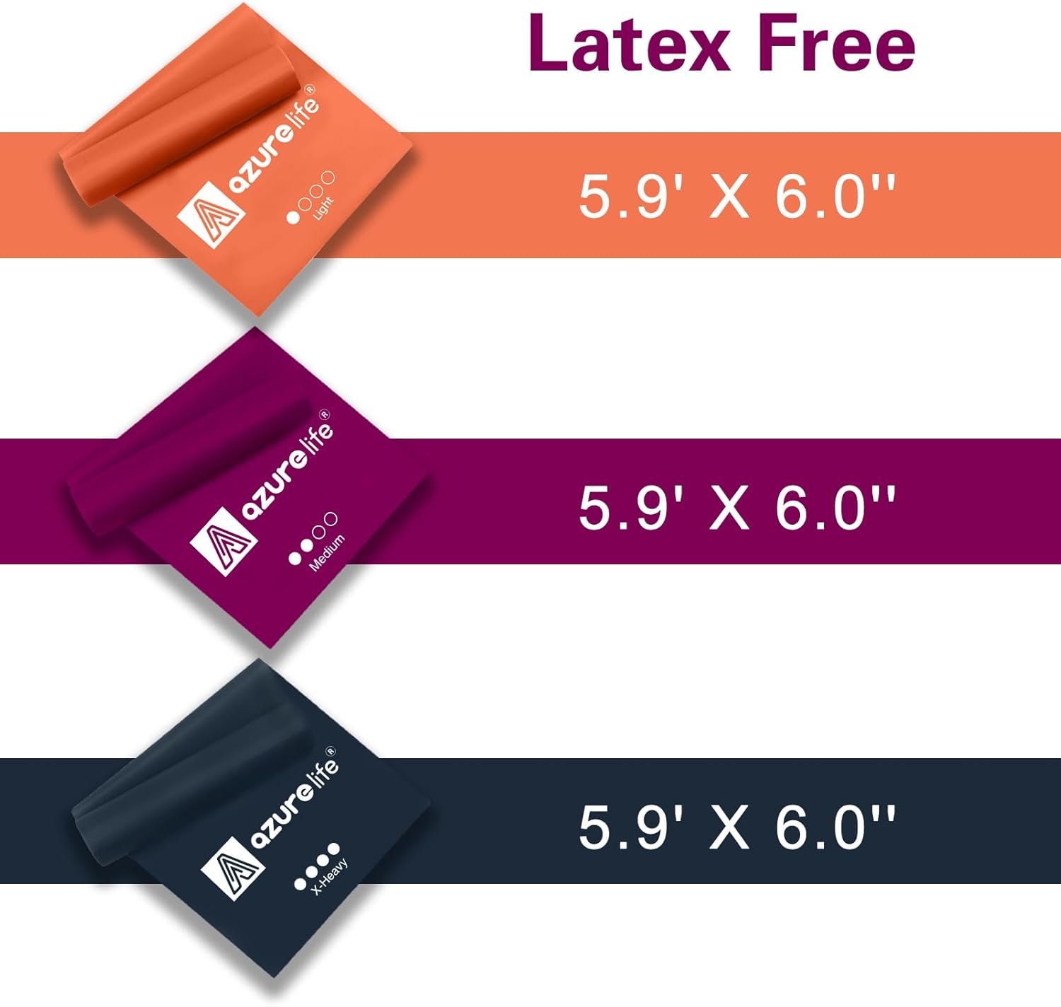 Resistance Bands,Professional Long Non-Latex Elastic Stretch Bands,Exercise Band...