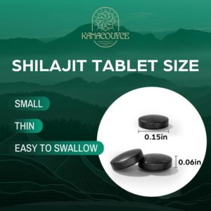 30,000 MG Shilajit Tablets, Shilajit Himalayan Organic, with Fulvic Acid & 85+ T...