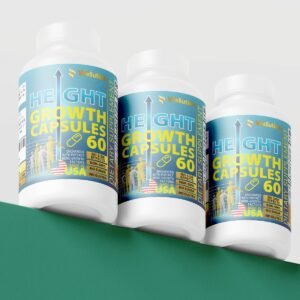 WELLUTION Height Growth Maximizer – Natural Supplement for Bone Strength & Suppo...