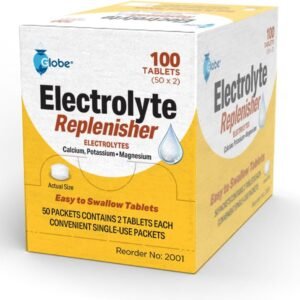 Globe Electrolyte Replacement Tablets for Rehydration, Exercise Recovery, Youth ...