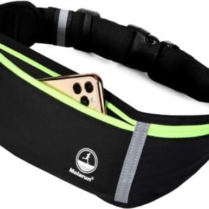 Slim Running Belt Fanny Packs for Women & Men, Waist Pack Runners Bag Money Belt...