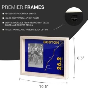 Gone For a Run Premier Running Photo Frame | Boston 26.2