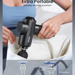 RENPHO Thermacool Massage Gun Deep Tissue with Heat and Cold Head, Handheld Musc...