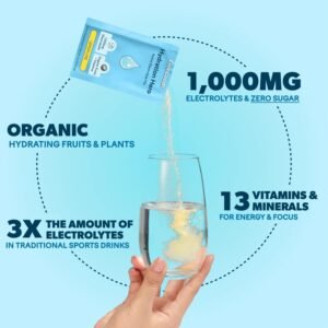 Feel Goods Hydration Hero, Electrolytes Powder, Sugar Free, Organic Coconut Wate...