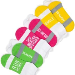 Gone For a Run Inspirational Athletic Running Socks Women's Woven Low Cut | Insp...