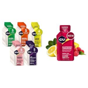 GU Energy Original Sports Nutrition Energy Gel, Vegan, Gluten-Free, Kosher & Ori...