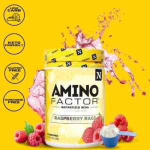 Amino Factor Instantized BCAAs, Gushing Gummy, 30 Servings - Sugar Free Branched...