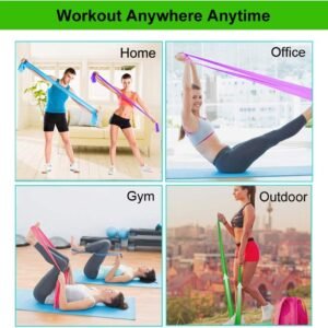 Resistance Bands, Elastic Exercise Bands for Working Out, Physical Therapy, Reco...