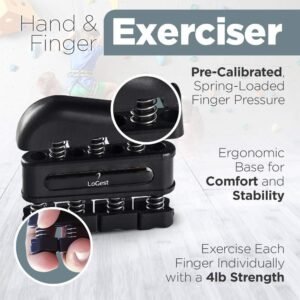 Finger Strengthener - Finger Exerciser for Forearm and Hand Strengthener - Hand ...