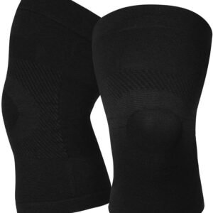 Knee Compression Sleeves, 1 Pair, Can Be Worn Under Pants, 20-30mmHg Strong Supp...