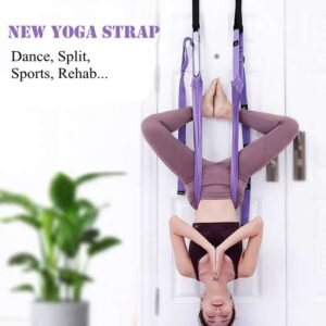 TOCO FREIDO Waist Back Leg Stretch Strap/Yoga Fitness Band, Leg Stretching Assis...