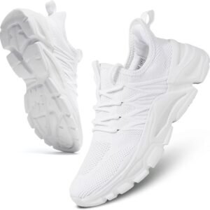 Womens Running Shoes Slip-on Walking Tennis Sneakers Lightweight Breathable Casu...