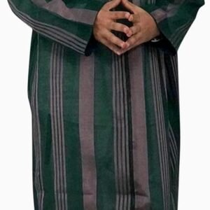 Alalaso Men's Muslim Kaftan Thobe Middle East Islamic Saudi Arabic Robes Long Sl...