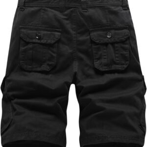 Men'S Cotton Shorts Work Shorts for Men Cargo Pocket Summer Jean Shorts for Men ...