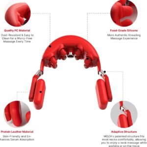 Neck Massager for Pain Relief Deep Tissue, Essential Oil Shiatsu Vibrating Neck ...