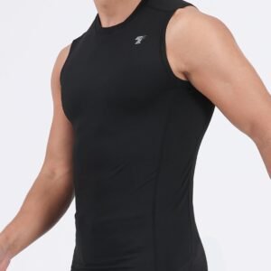 TELALEO 5 Pack Men's Athletic Compression Shirts Sleeveless Workout Tank Top Spo...