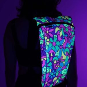 iHeartRaves Hydration Pack Cute Holographic Rave Water Backpack Hydropack 2 L - ...