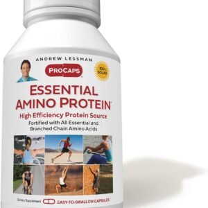 ANDREW LESSMAN Essential Amino Protein 90 Capsules - A Highly bioavailable Prote...