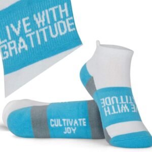 Gone For a Run Inspirational Socks for Women | Notes to Self, Affirmation, Fun R...