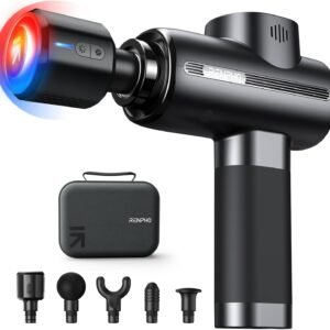 RENPHO Thermacool Massage Gun Deep Tissue with Heat and Cold Head, Handheld Musc...