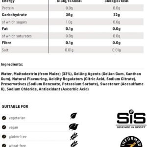 Science in Sport Energy Gel Pack, SIS Isotonic Energy Gel, 22g Fast Acting Carbs...