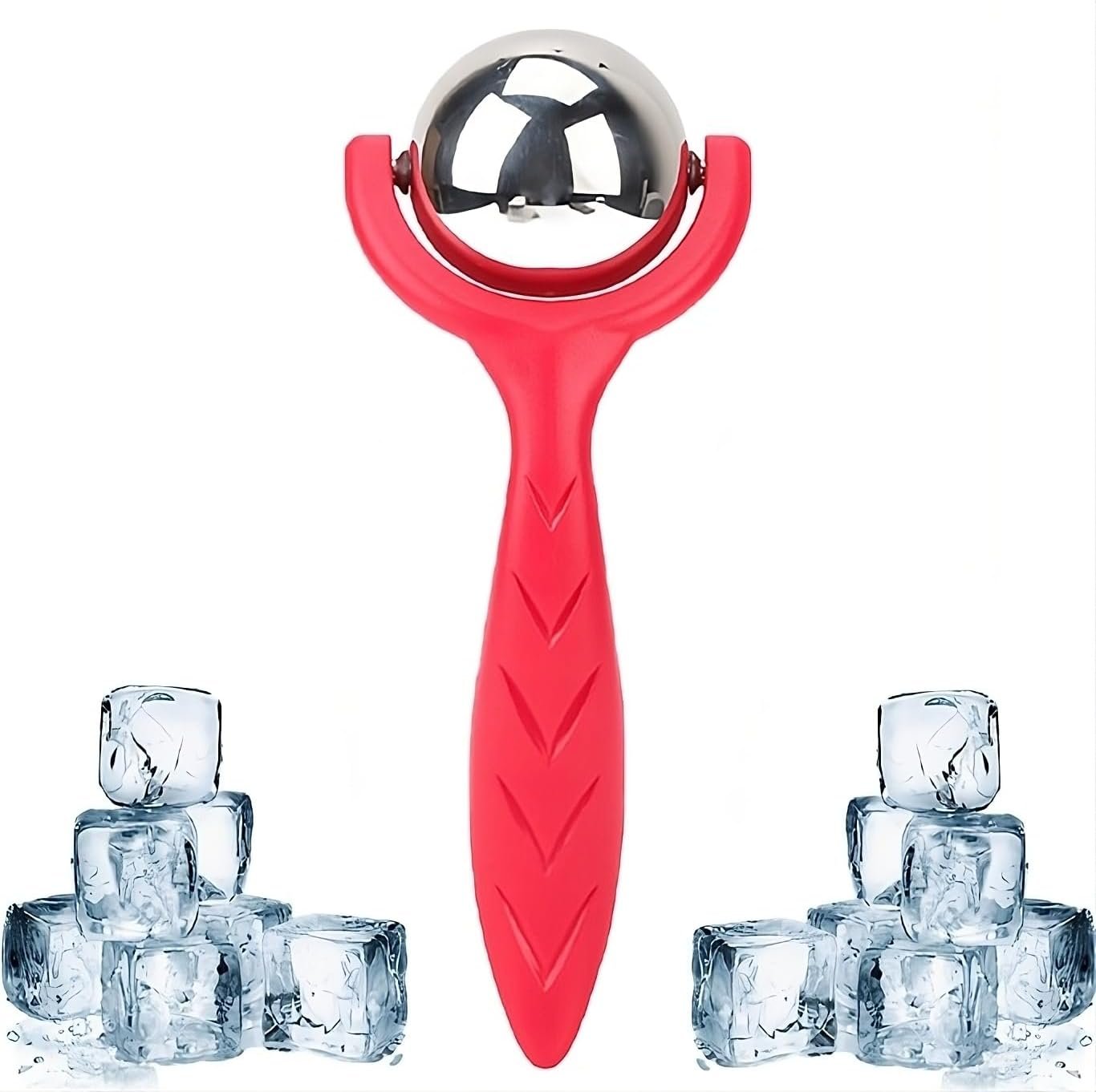 Cryo Roller Ball Cold Massage with Handle, 2.3 Inches Cryosphere Cold Massager I...