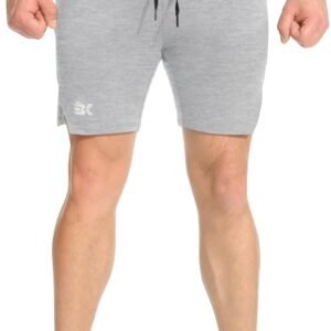 BROKIG Men's Airstretch Gym Shorts,5 Inch Slim Fit Running Exercise Athletic Wor...