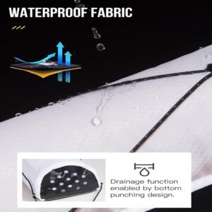 Aluminum Trekking Poles with Storage Bag, 2 Pack Lightweight Collapssible Hiking...