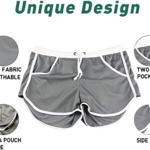 Rexcyril Men's Running Workout Bodybuilding Gym Shorts Athletic Sports Casual Sh...