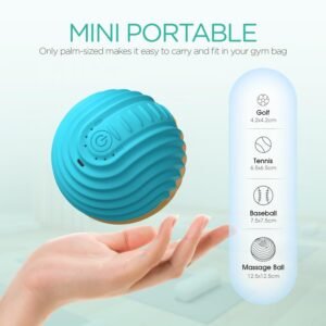 Vibrating Massage Ball Electric, 4 Modes Deep Tissue Trigger Point Massage for M...