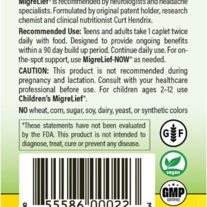 MigreLief Original Formula Triple Therapy with Puracol, 60 Count (Pack of 3)