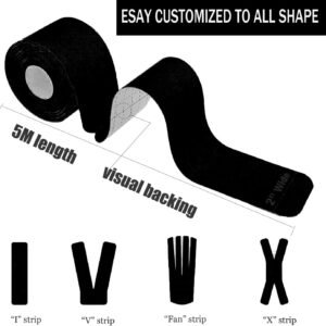 Kinesiology Tape Pro Athletic Sports (20 Precut Strips) Waterproof Breathable At...