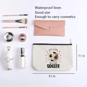 Soccer Gifts Soccer Cosmetic Bag, Soccer Coach Gifts, Soccer Team Gifts for Love...