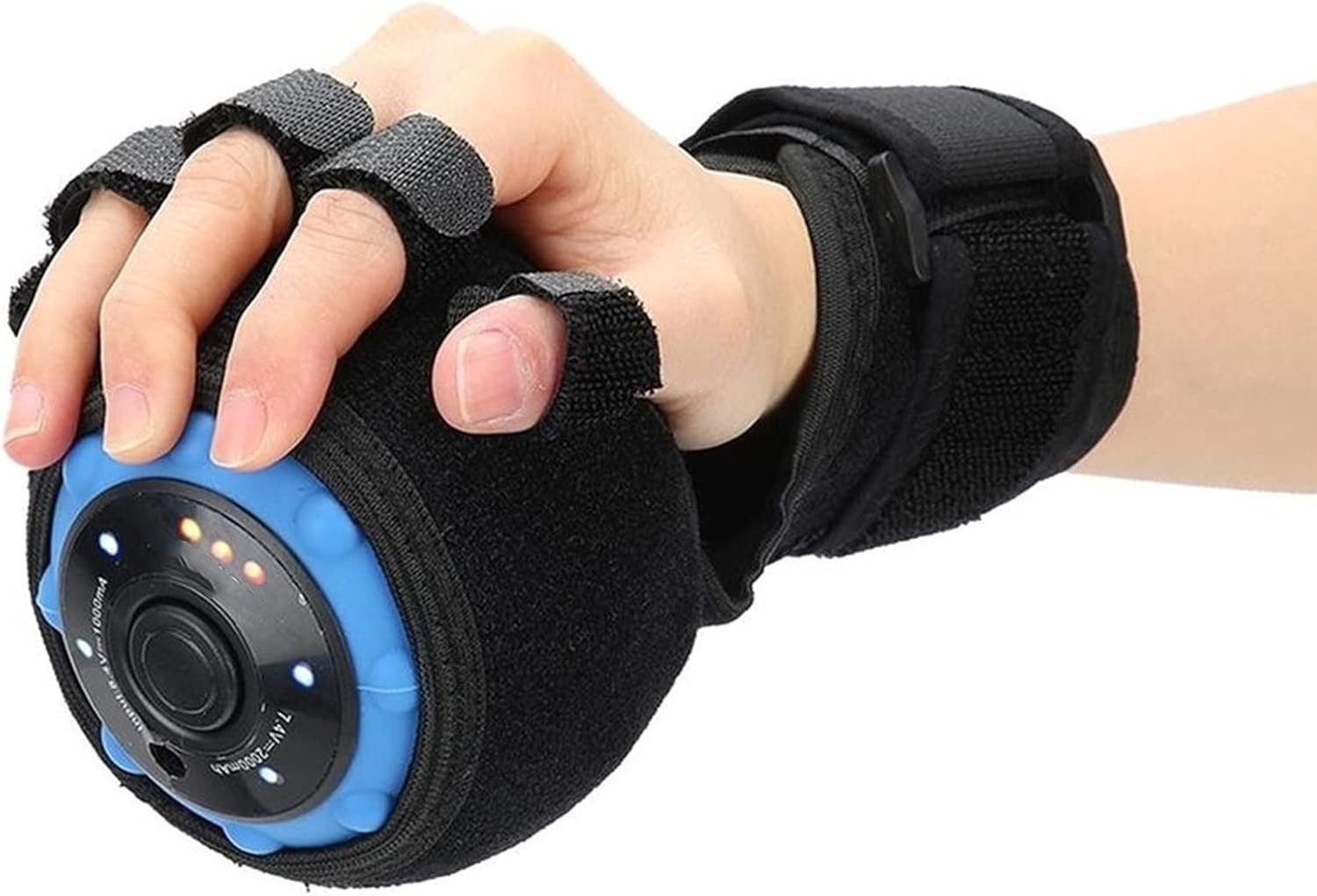 Electric Hand Massage Ball Hot Compress Stroke Hemiplegia Finger Rehabilitation ...