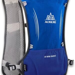 AONIJIE 5L Running Hydration Vest Pack with 9 Safety Pockets Adjustable & Lightw...