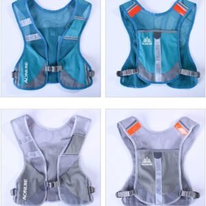 AONIJIE Men Women Ultralight Running Vest Pack Reflective Breathable Hydration B...