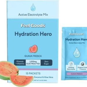 Feel Goods Hydration Hero, Electrolytes Powder, Sugar Free, Organic Coconut Wate...