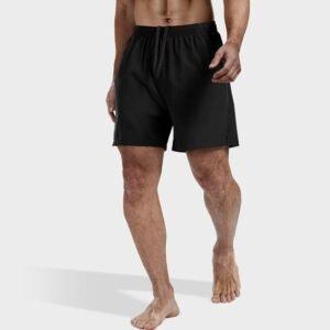 3 Pack Men's Athletic Running Shorts 5 Inch Gym Workout Shorts Quick Dry Active ...