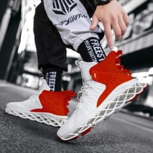 Hello MrLin Men's Running Shoes Non Slip Athletic Tennis Walking Blade Type Snea...