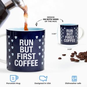 Gone For a Run Run but First Coffee Porcelain Mug | Running Coffee Mug Multiple ...
