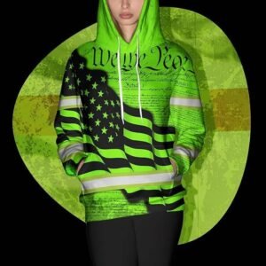 Maddly High Visibility US Flag Collection Safety Workwear Custom Name For Worker...