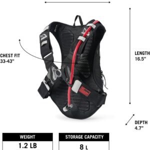 USWE MTB Hydro Hydration Pack with Hydration Bladder - Hydration Backpack for Cy...