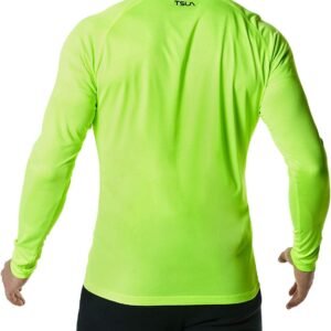 TSLA Men's 1/4 Zip Pullover Long Sleeve Shirt, Quick Dry Performance Running Top...