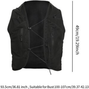 Hydration Vest for Men Women with Multiple Pockets Lightweight Runner Rucksack O...