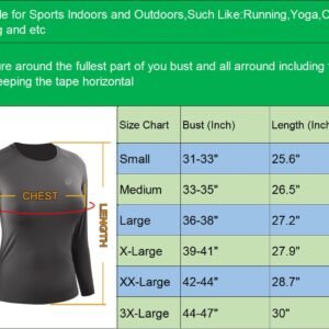 NELEUS Women's Athletic Workout Shirts Long Sleeve Running Yoga Tops
