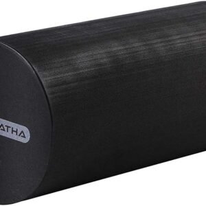 HolaHatha Portable Solid High Density EVA Foam Roller for Deep Tissue Back Massa...