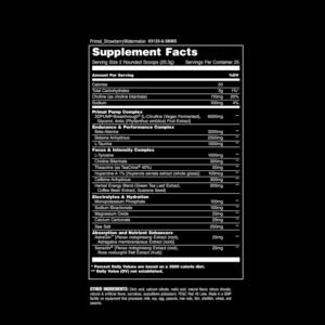 Animal Primal Muscle Hydration + Preworkout Powder – Contains Beta Alanine, 3DPu...