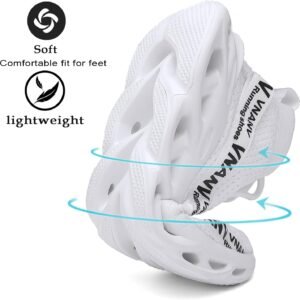 Men's High Top Socks Walking Shoes - Lightweight, Breathable, and Comfortable Kn...